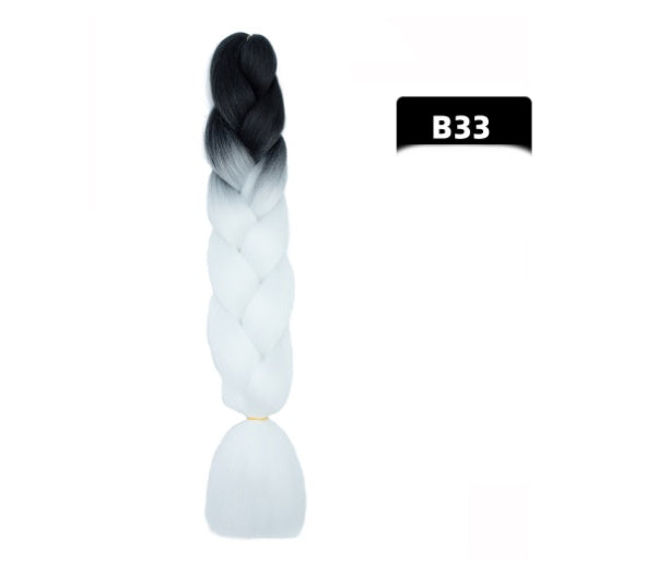 Color Big Braid African Chemical Fiber High Temperature
