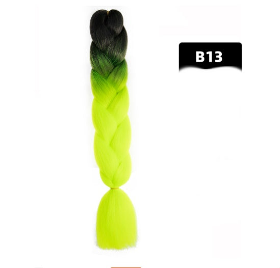 Color Big Braid African Chemical Fiber High Temperature