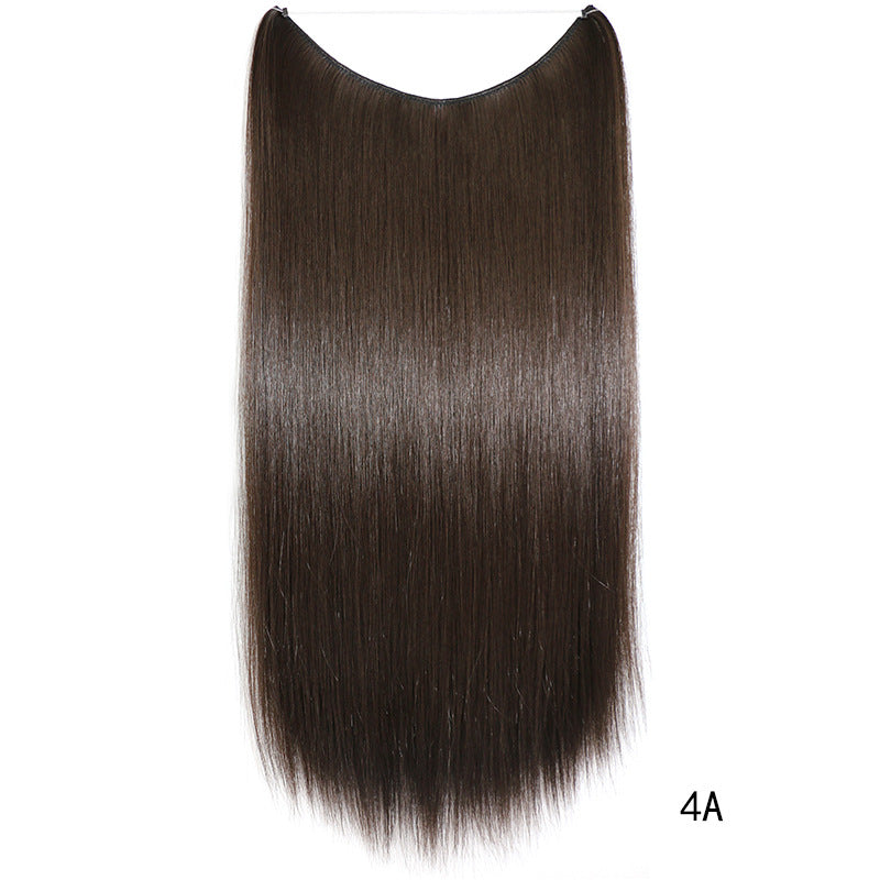 22 inches Invisible Wire No Clips in Hair