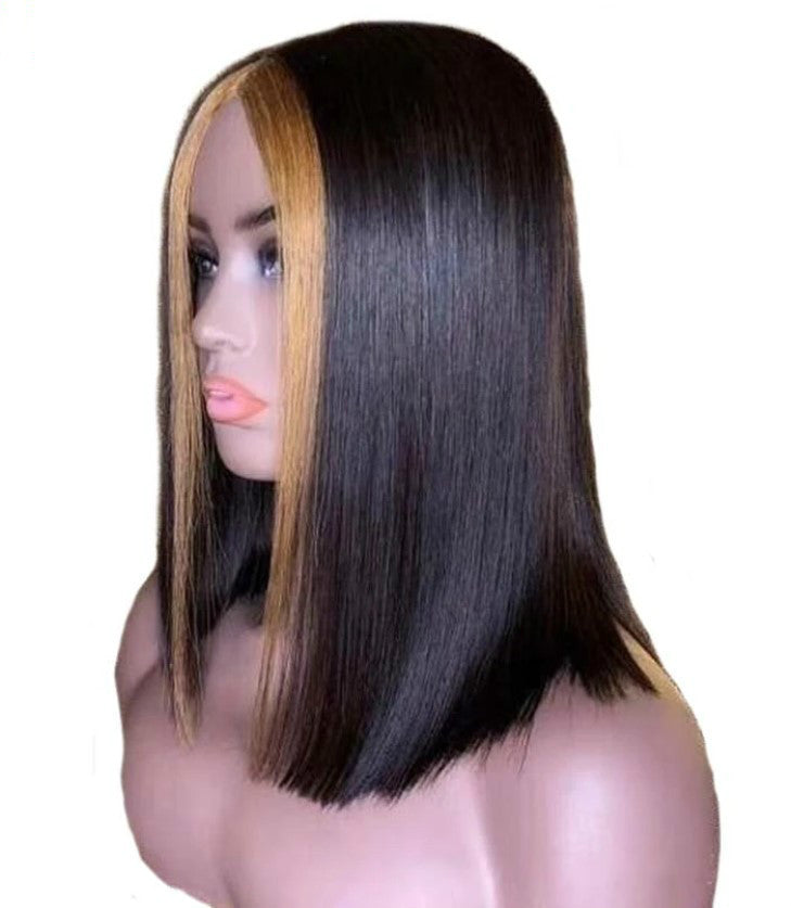 Explosion Style Front Lace Straight Hair Wig European