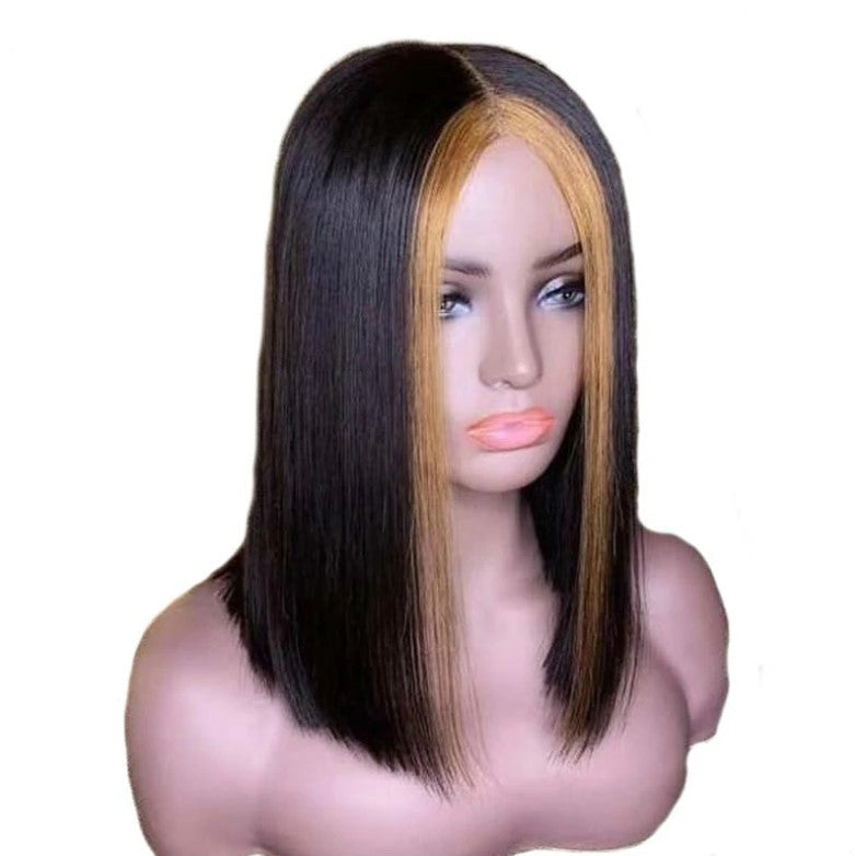 Explosion Style Front Lace Straight Hair Wig European