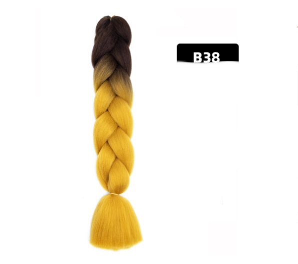Color Big Braid African Chemical Fiber High Temperature