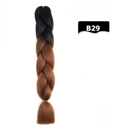 Color Big Braid African Chemical Fiber High Temperature