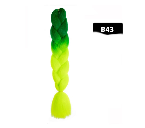 Color Big Braid African Chemical Fiber High Temperature