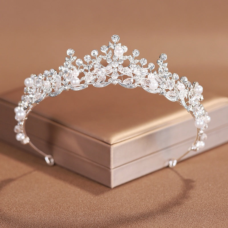 Elegant Handmade Crown Bridal Headdress Women's
