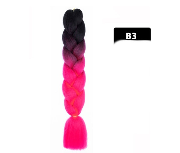 Color Big Braid African Chemical Fiber High Temperature