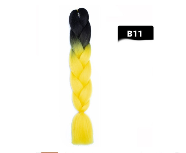 Color Big Braid African Chemical Fiber High Temperature