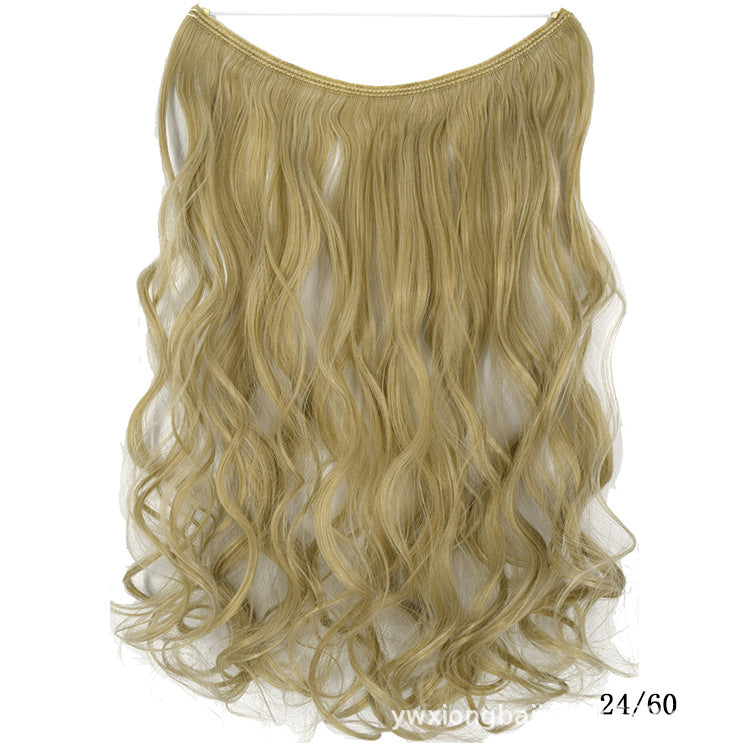 22 inches Invisible Wire No Clips in Hair
