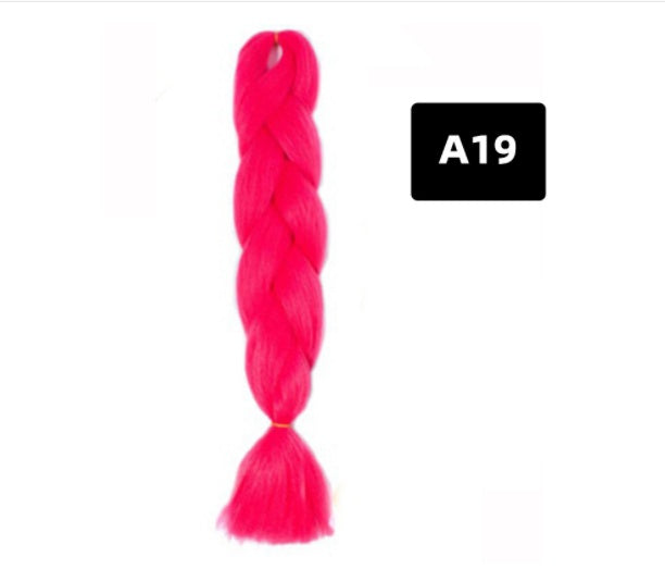 Color Big Braid African Chemical Fiber High Temperature