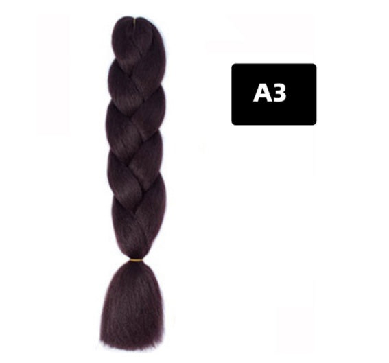 Color Big Braid African Chemical Fiber High Temperature