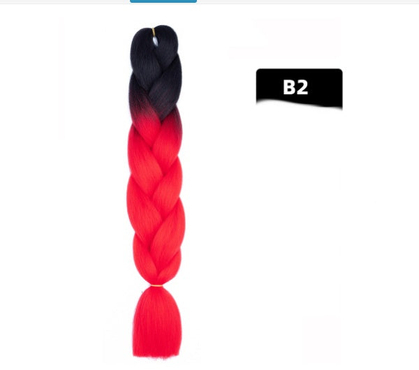 Color Big Braid African Chemical Fiber High Temperature