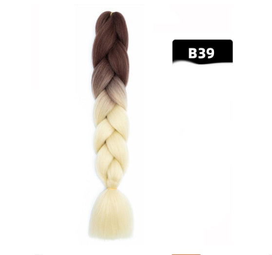 Color Big Braid African Chemical Fiber High Temperature