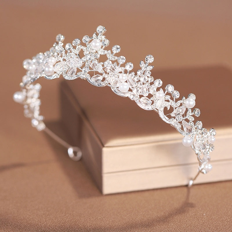 Elegant Handmade Crown Bridal Headdress Women's