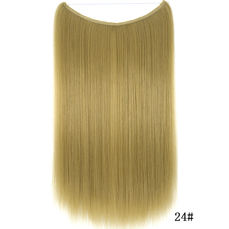22 inches Invisible Wire No Clips in Hair