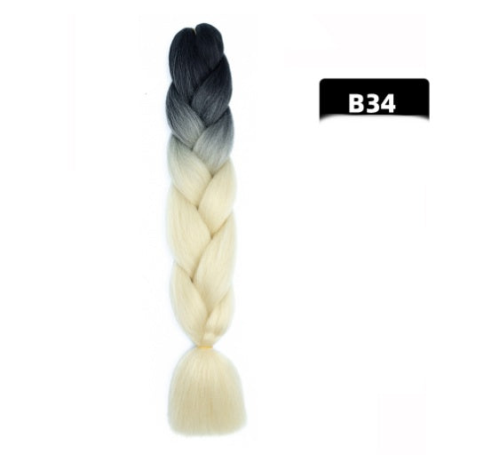 Color Big Braid African Chemical Fiber High Temperature