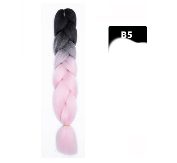 Color Big Braid African Chemical Fiber High Temperature