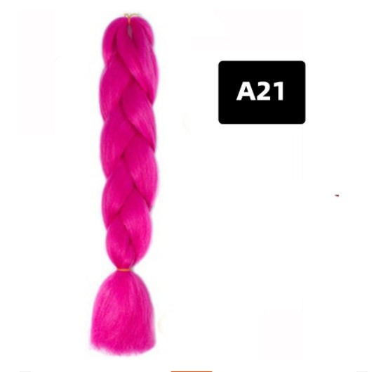 Color Big Braid African Chemical Fiber High Temperature