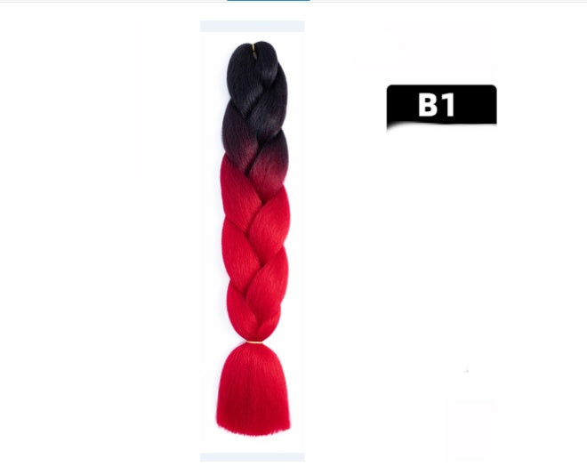 Color Big Braid African Chemical Fiber High Temperature
