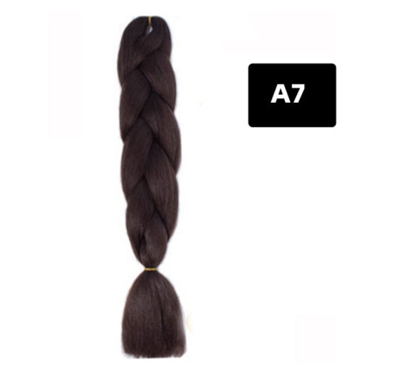 Color Big Braid African Chemical Fiber High Temperature