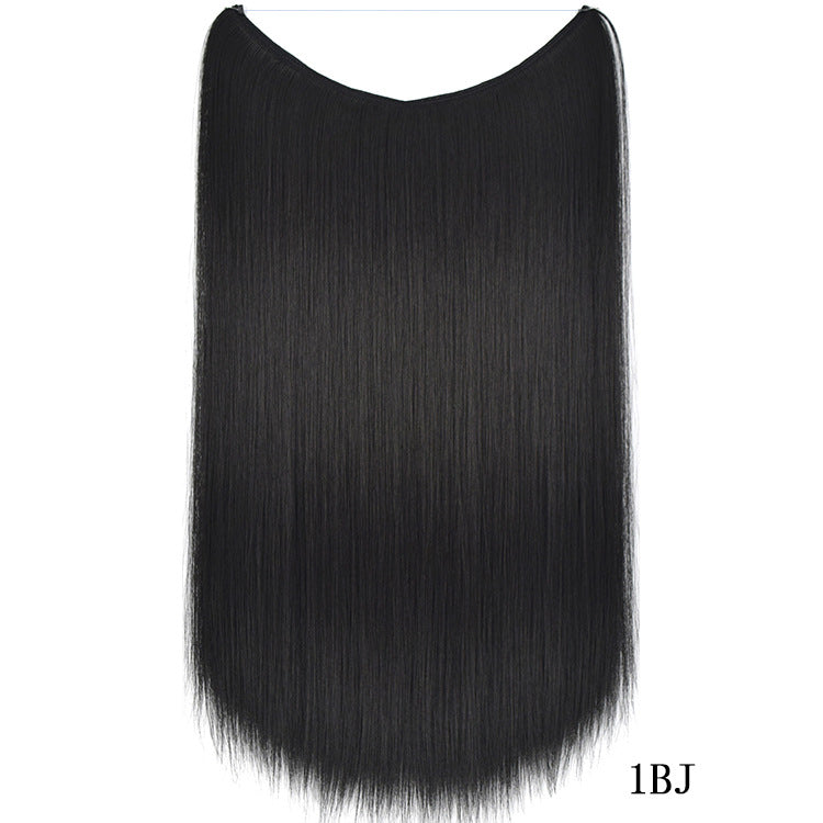 22 inches Invisible Wire No Clips in Hair