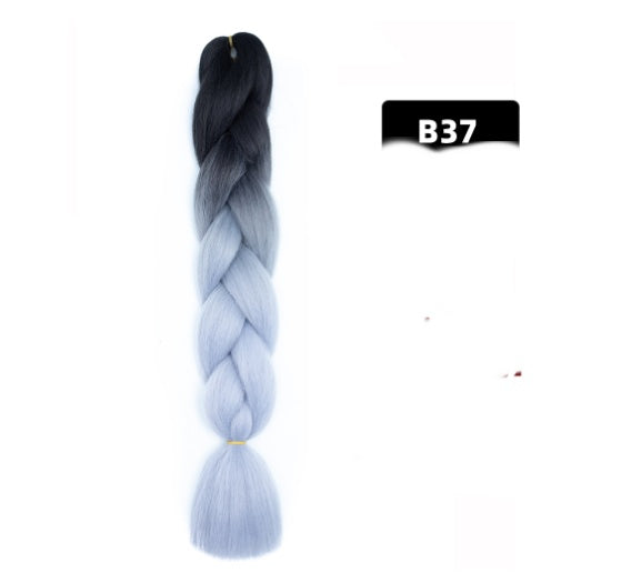 Color Big Braid African Chemical Fiber High Temperature