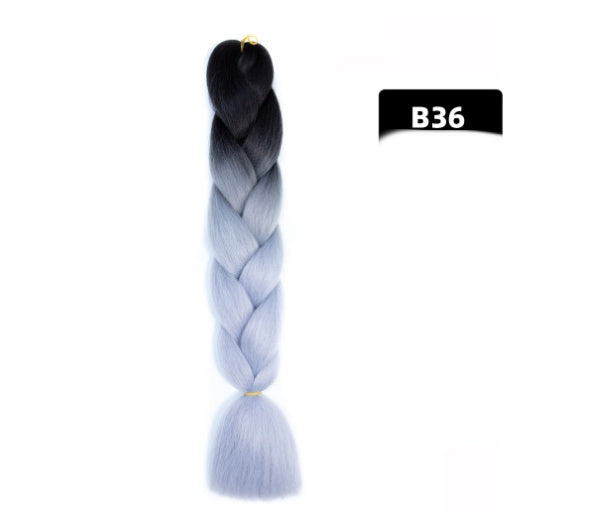 Color Big Braid African Chemical Fiber High Temperature