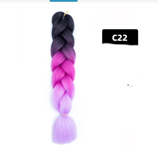 Color Big Braid African Chemical Fiber High Temperature