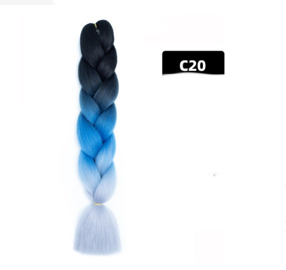 Color Big Braid African Chemical Fiber High Temperature