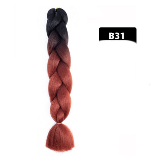 Color Big Braid African Chemical Fiber High Temperature