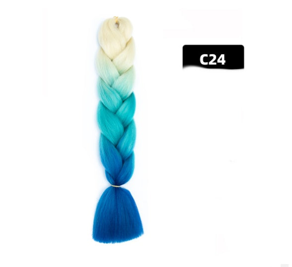 Color Big Braid African Chemical Fiber High Temperature