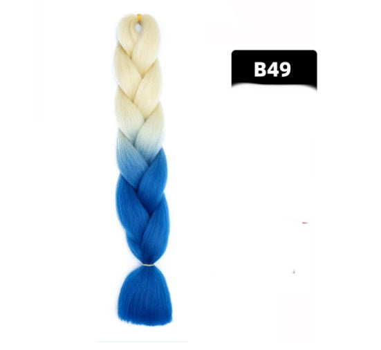 Color Big Braid African Chemical Fiber High Temperature