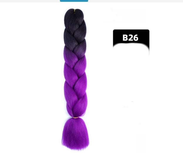 Color Big Braid African Chemical Fiber High Temperature