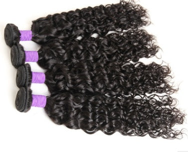 Wigs real hair India hair ladies water wave
