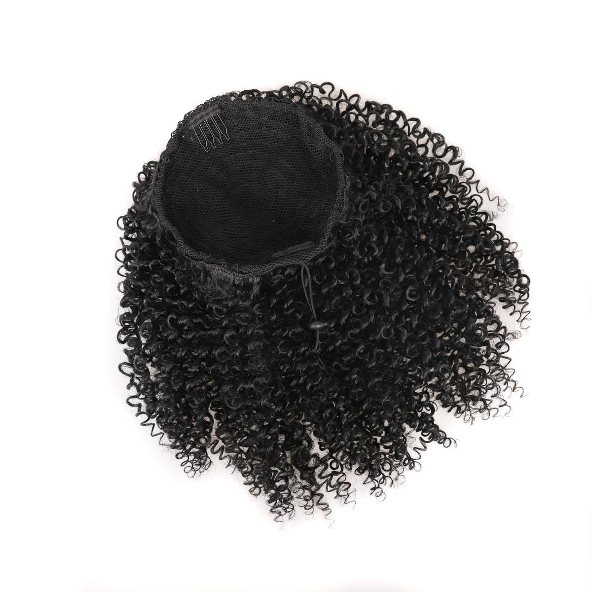 Drawstring Hair Bundle With African Black