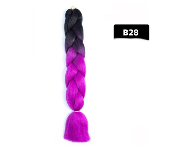 Color Big Braid African Chemical Fiber High Temperature