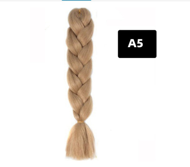 Color Big Braid African Chemical Fiber High Temperature
