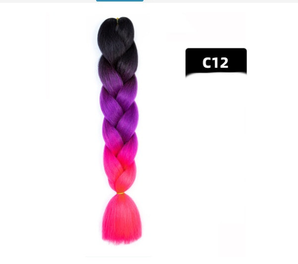 Color Big Braid African Chemical Fiber High Temperature