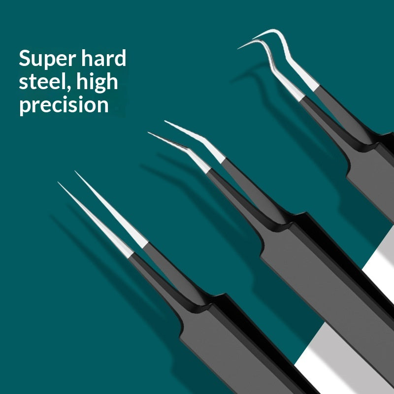 Black Beauty Salon Ultra Fine Tweezers Face Cell