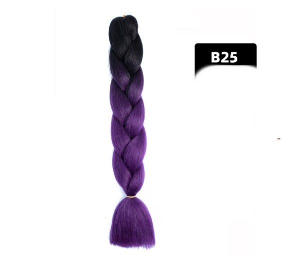 Color Big Braid African Chemical Fiber High Temperature