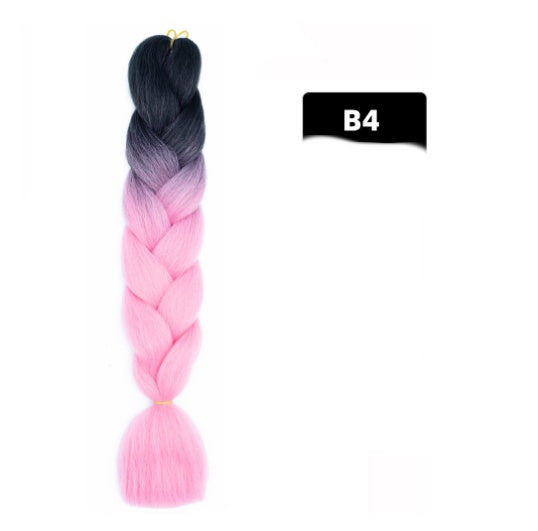Color Big Braid African Chemical Fiber High Temperature