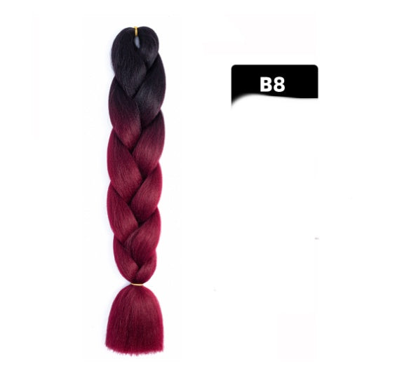 Color Big Braid African Chemical Fiber High Temperature