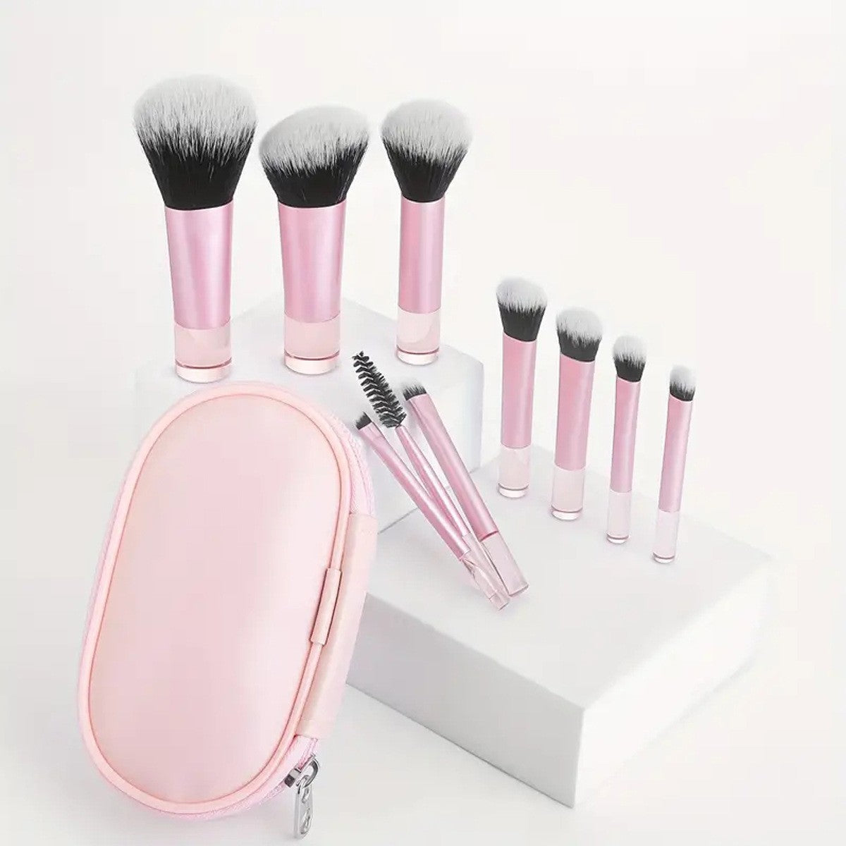 20-Piece Champagne-Colored Makeup Brush Set