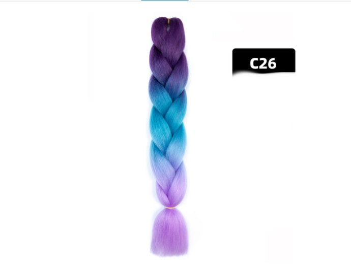 Color Big Braid African Chemical Fiber High Temperature