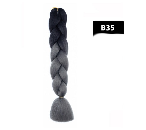 Color Big Braid African Chemical Fiber High Temperature