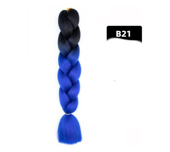 Color Big Braid African Chemical Fiber High Temperature