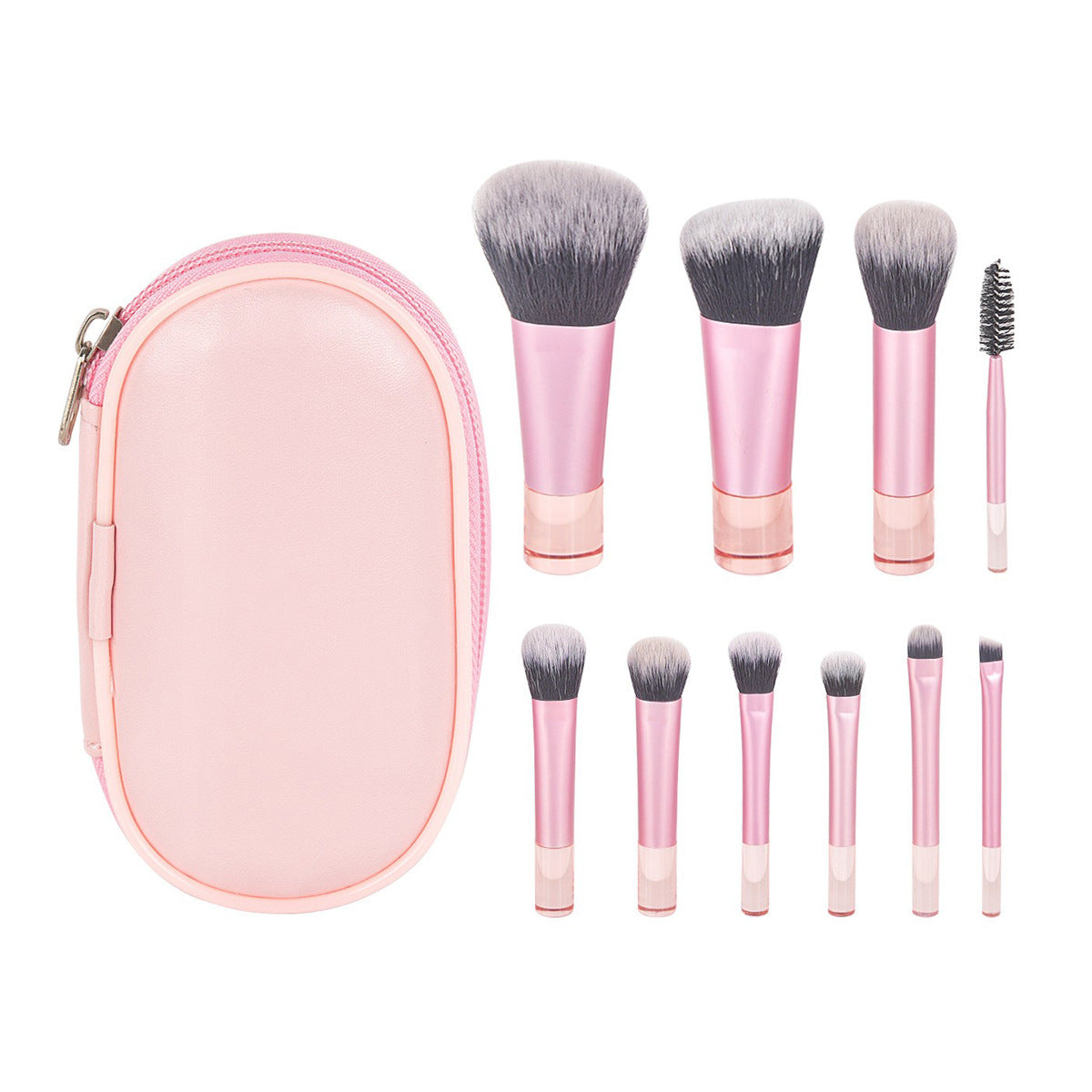20-Piece Champagne-Colored Makeup Brush Set