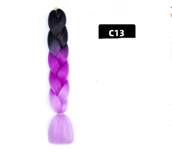 Color Big Braid African Chemical Fiber High Temperature