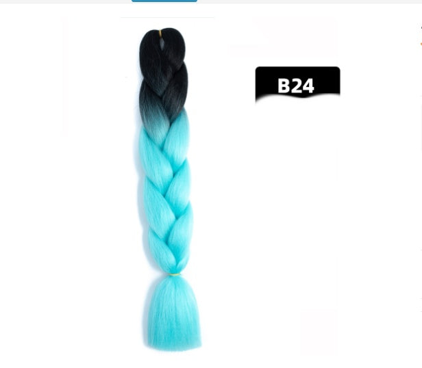 Color Big Braid African Chemical Fiber High Temperature