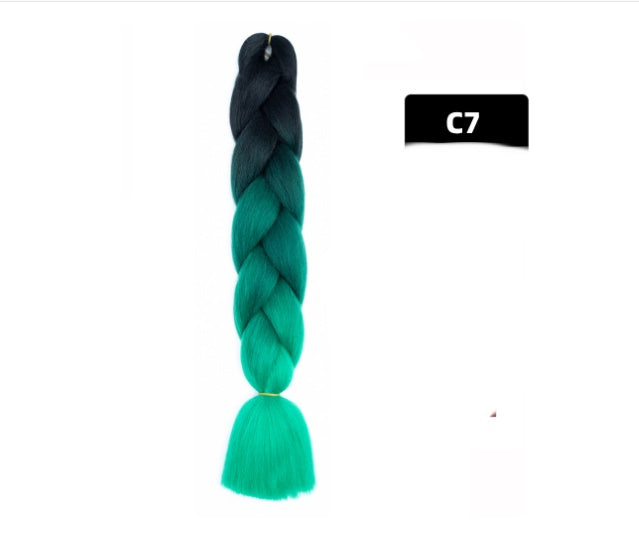 Color Big Braid African Chemical Fiber High Temperature