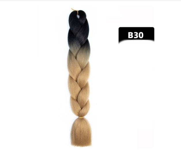 Color Big Braid African Chemical Fiber High Temperature